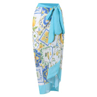 2023 New Sexy Print Retro Swimwear Beach Dress Cover Up Long Skirts Skirt Party Outfits Swimsuit Beachwear